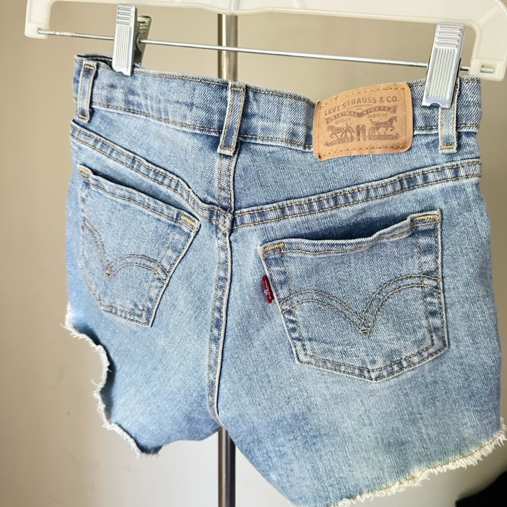 Levi's Light Blue Jean Shorts